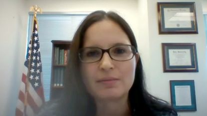 U.S. District Judge Aileen Cannon speaks via video link
