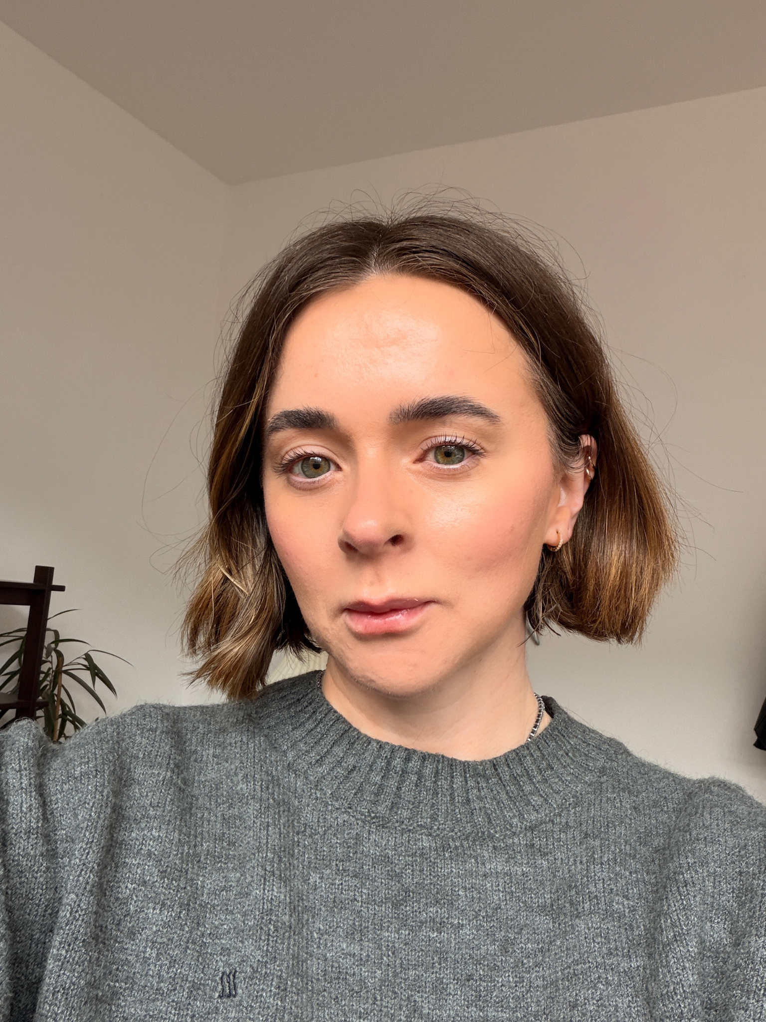 Grace wearing Westman Atelier Vital Skincare Complexion Drops