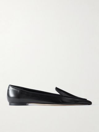 Artemis Glossed-Leather Loafers