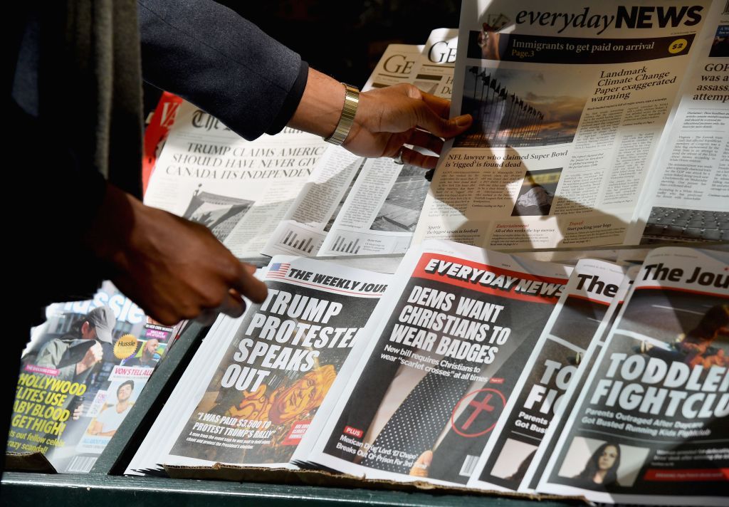 Newspaper stand 