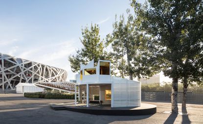 Architect Dayong Sun designs Mini Living's fourth urban cabin in Beijing