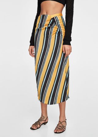 Zara Striped Wrap Skirt, £29.99