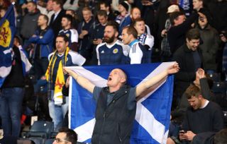 Will Scotland be backed by many home fans on Sunday?