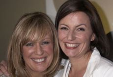 Marie O'Riordan and Davina McCall