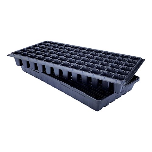 Bootstrap Farmer 72 Cell W/ 1020 Tray - 5 Pack Combo - Extra Strength Starting Trays for Planting Seedlings, Propagation, Germination Plugs