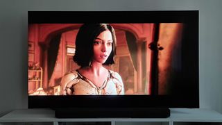 A movie being played on the Samsung QN900A Neo QLED 8K