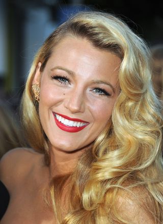 Actress Blake Lively arrives at Premiere of Universal Pictures' "Savages" at Westwood Village on June 25, 2012 in Los Angeles, California.