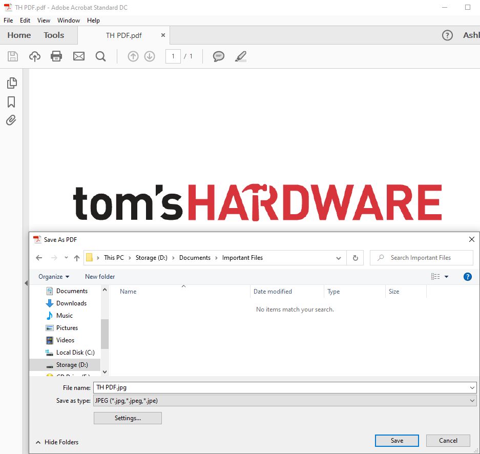 How to Convert a PDF File to a JPG or Convert a JPG to a PDF | Tom's ...