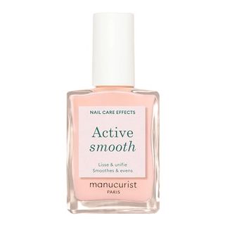 Manucurist Active Smooth™ Nail Concealer Polish & Care - No Lamp - Ultra-Brightening 2 in 1 Nail Polish & Nail Strengthener - Cc Nail Concealer - Ridge Filler for Nails - Plant-Based Formula