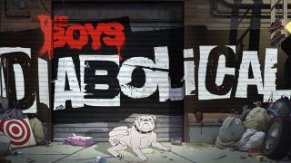 Der Titelbildschirm für Amazon Prime's The Boys: Diabolical