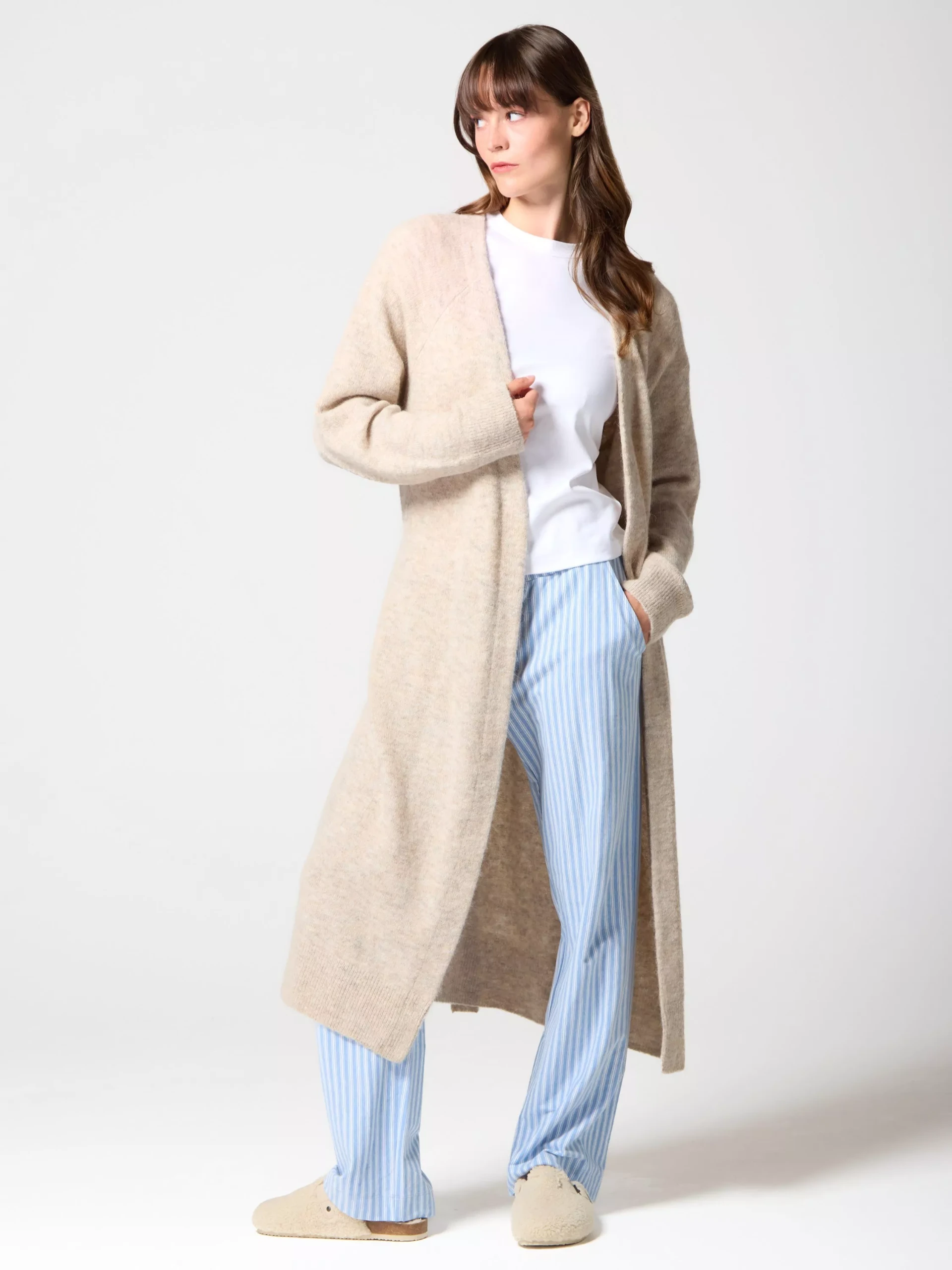 Mamu Wool Alpaca Blend Robe, Camel