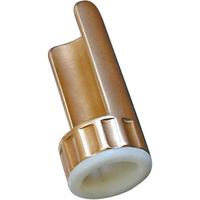 Shubb Axys Reversible Guitar SlideBrass | One size with 4 resizing inserts