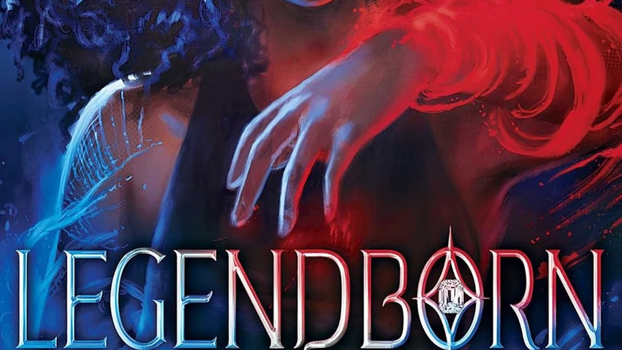 LegendBorn の表紙のテキストと手