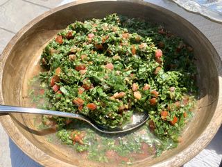 bowl of tabbouleh salad