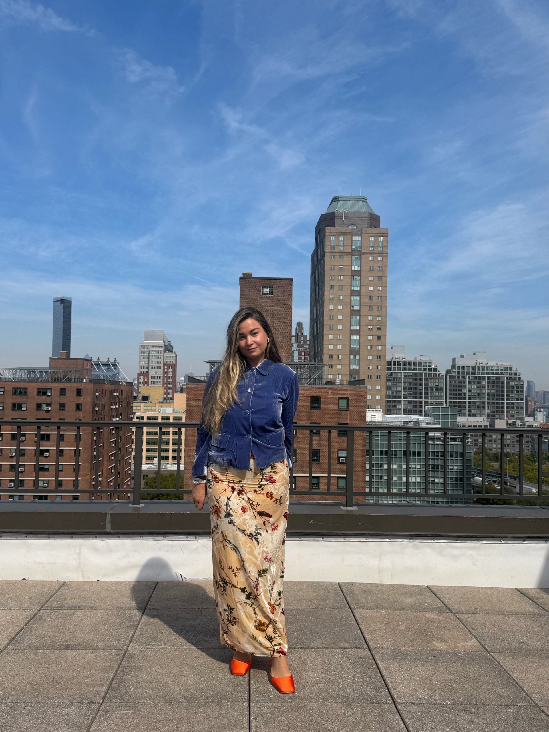 Irina Grechko tests the Reformation x Alexa Chung fashion collaboration for Fall 2026