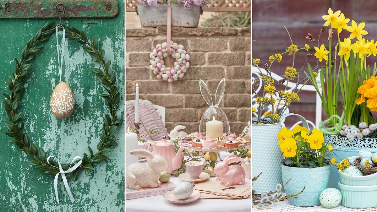 How can I decorate my backyard for Easter? 22 inspiring ideas for your