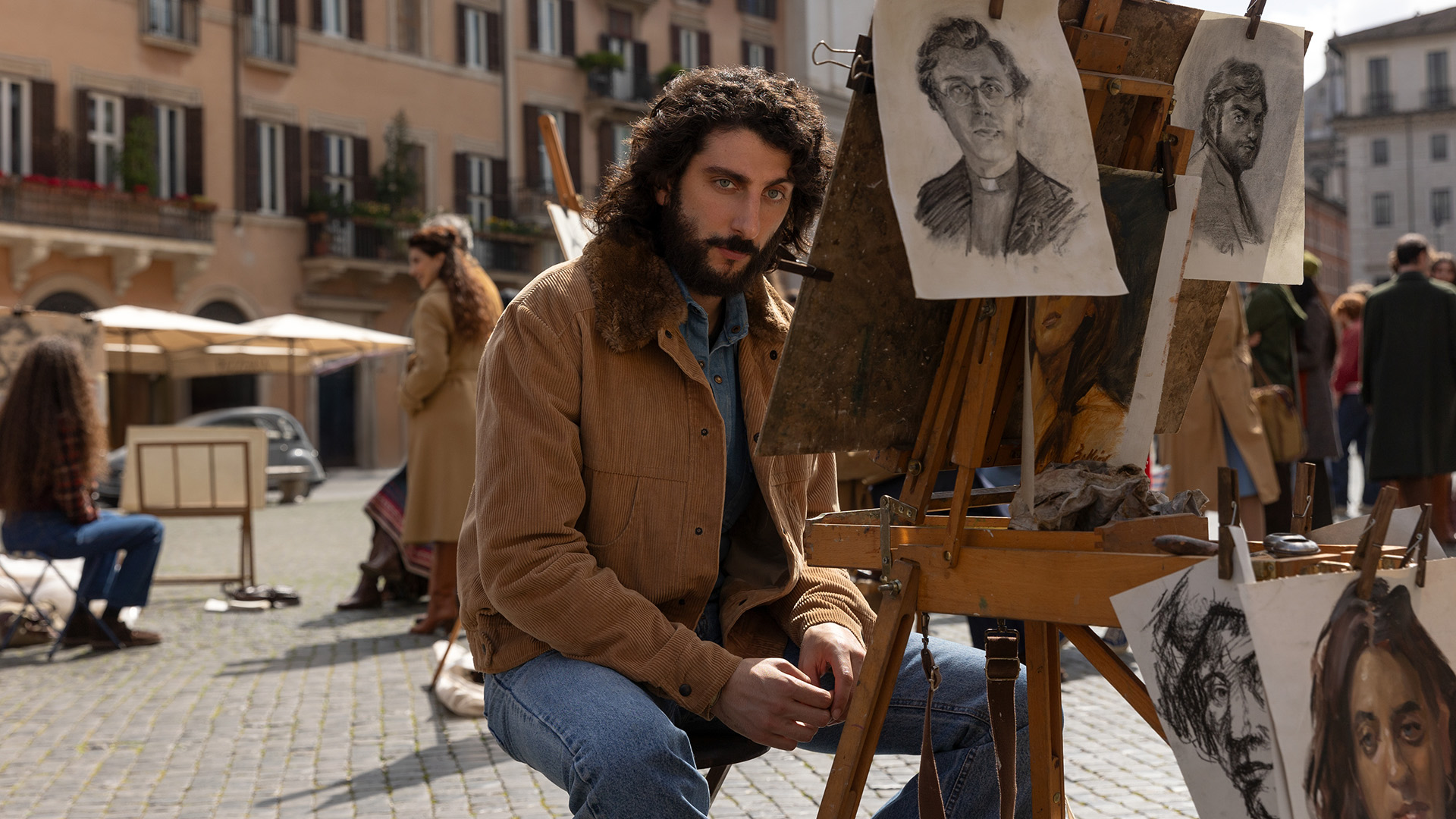 Pietro Castellitto as Toni in Il Falsario/The Big Fake.