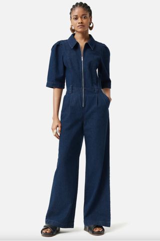 Best denim jumpsuits: Jigsaw Denim Zip Front Jumpsuit