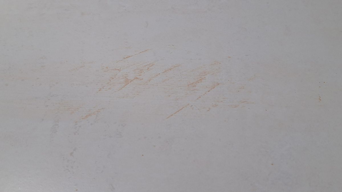 Tiled floor after 3 passes with Roborock Q7 M5 mop