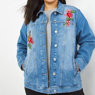 embroidered denim jacket