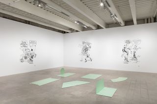 Jessica Vaughn, installation view of Our Primary Focus Is To Be Successful , 2021 Institute of Contemporary Art Philadelphia