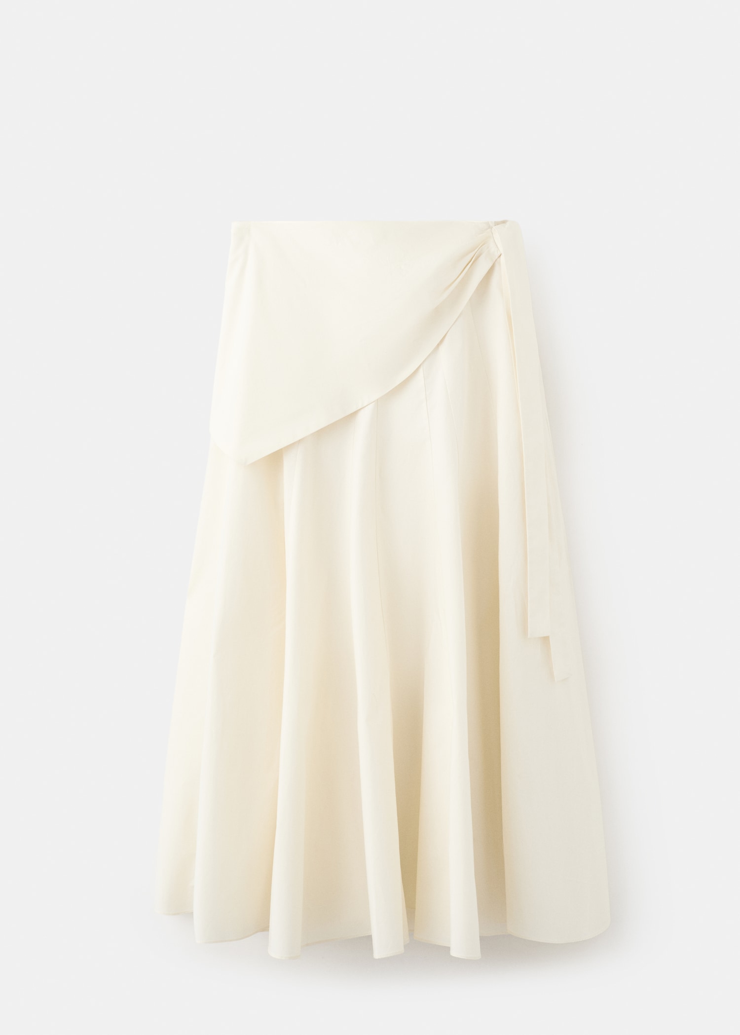 A-Line Skirt With Scarf Detail - Women | Mango Usa