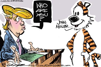 Political Cartoon U.S. Trump John Miller