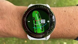 Bushnell Ion Elite Golf GPS Watch hole view