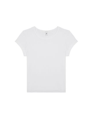 The Baby Tee: Cotton Jersey White