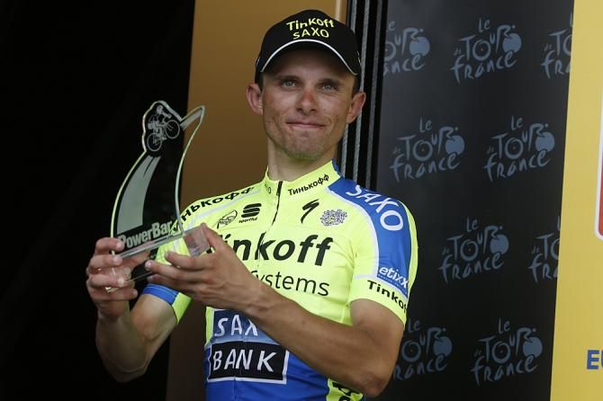 Rafal Majka (Tinkoff-Saxo) with a new trophy