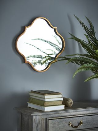 kasabah metal and mirror frame from cox & cox