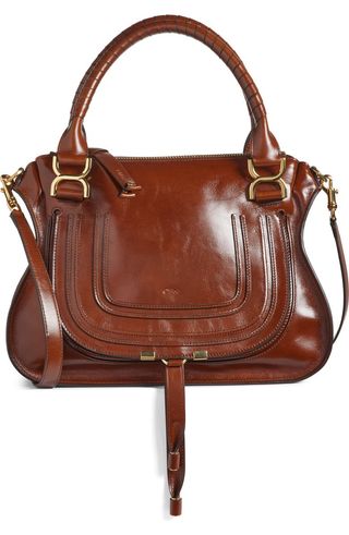 Medium Marcie Leather Satchel