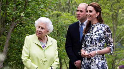 The Queen, Prince William & Kate Middleton