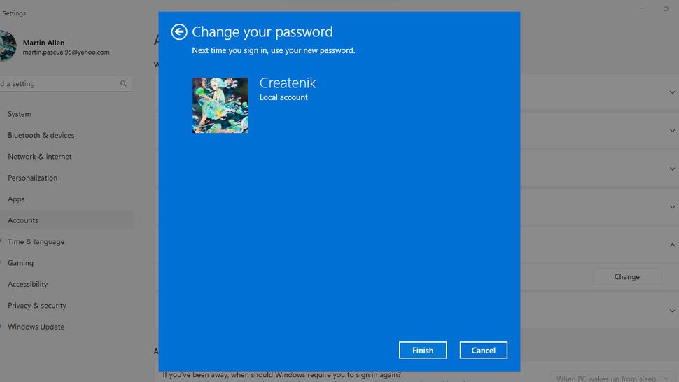 i forgot my lock screen password windows 11