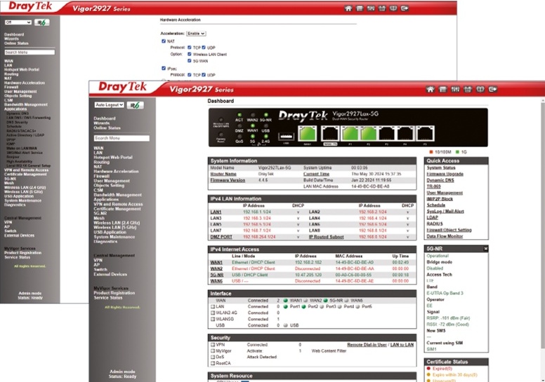 DrayTek Vigor 2927Lax-5G - 3