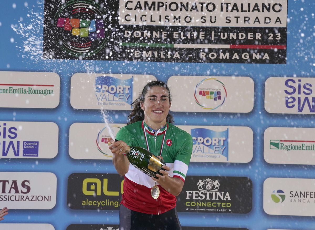 Elisa Balsamo wins women's road race at Italian Road Championships