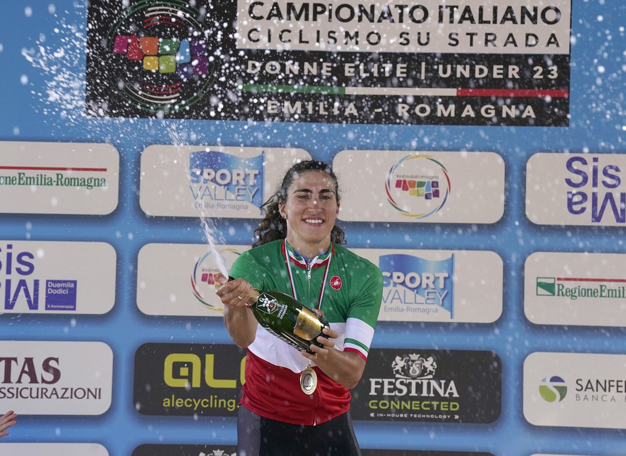 Elisa Balsamo wins women's road race at Italian Road Championships