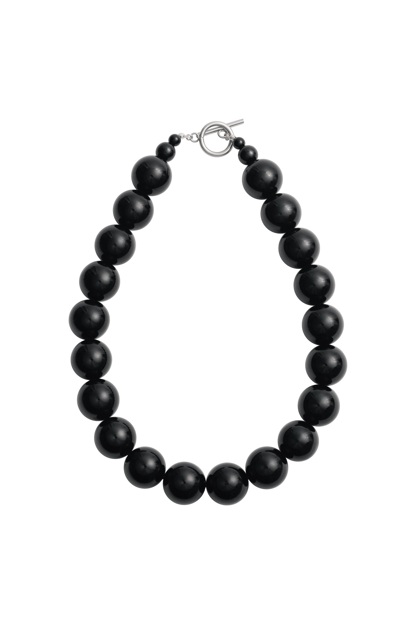 Olga Joan Sun Ray Necklace Onyx (xl) - One Size