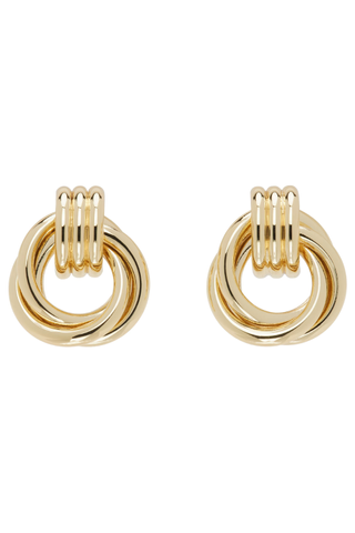 Gold Triple Knot Earrings