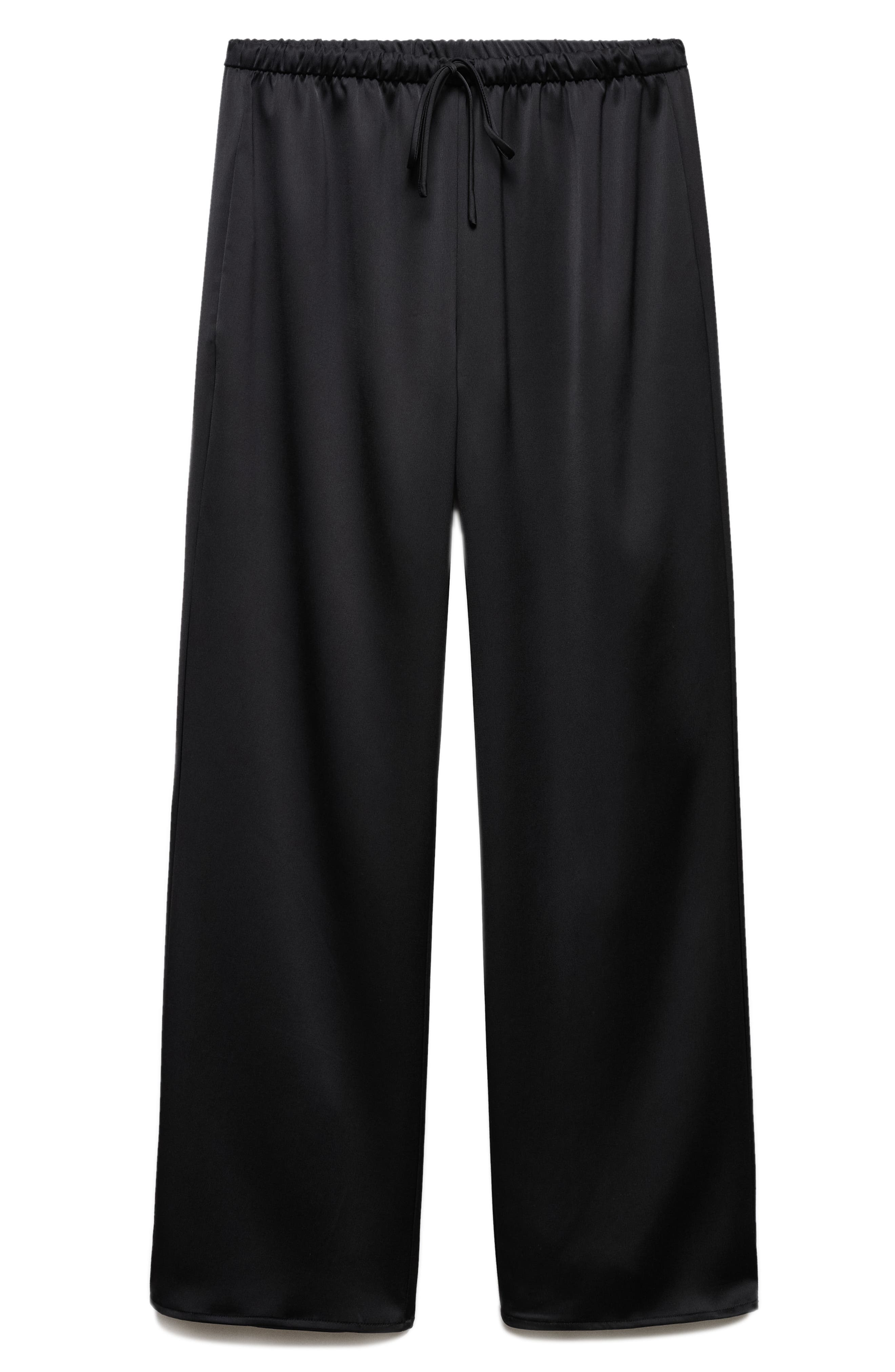 Satin Drawstring Pants