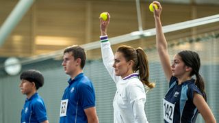 Kate Middleton praised the work of Wimbledon's aspiring ball boys and girls