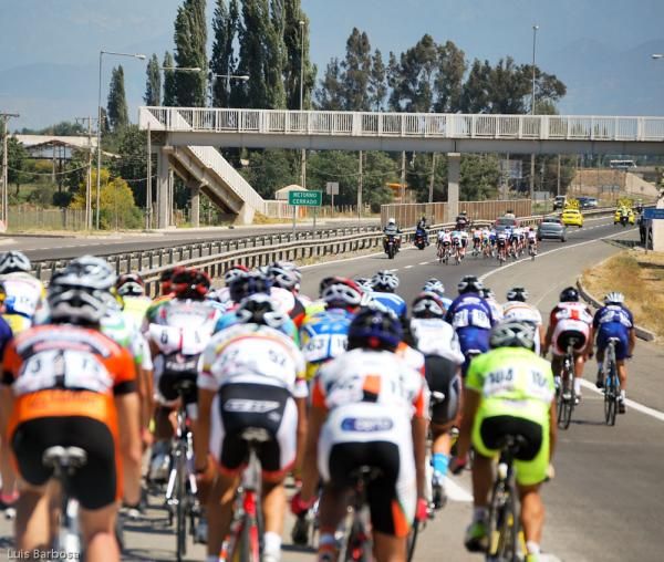 The wind wreaked havoc on the peloton.