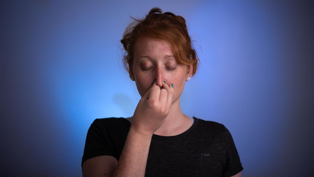 breathing exercises: alternate nostril breathing
