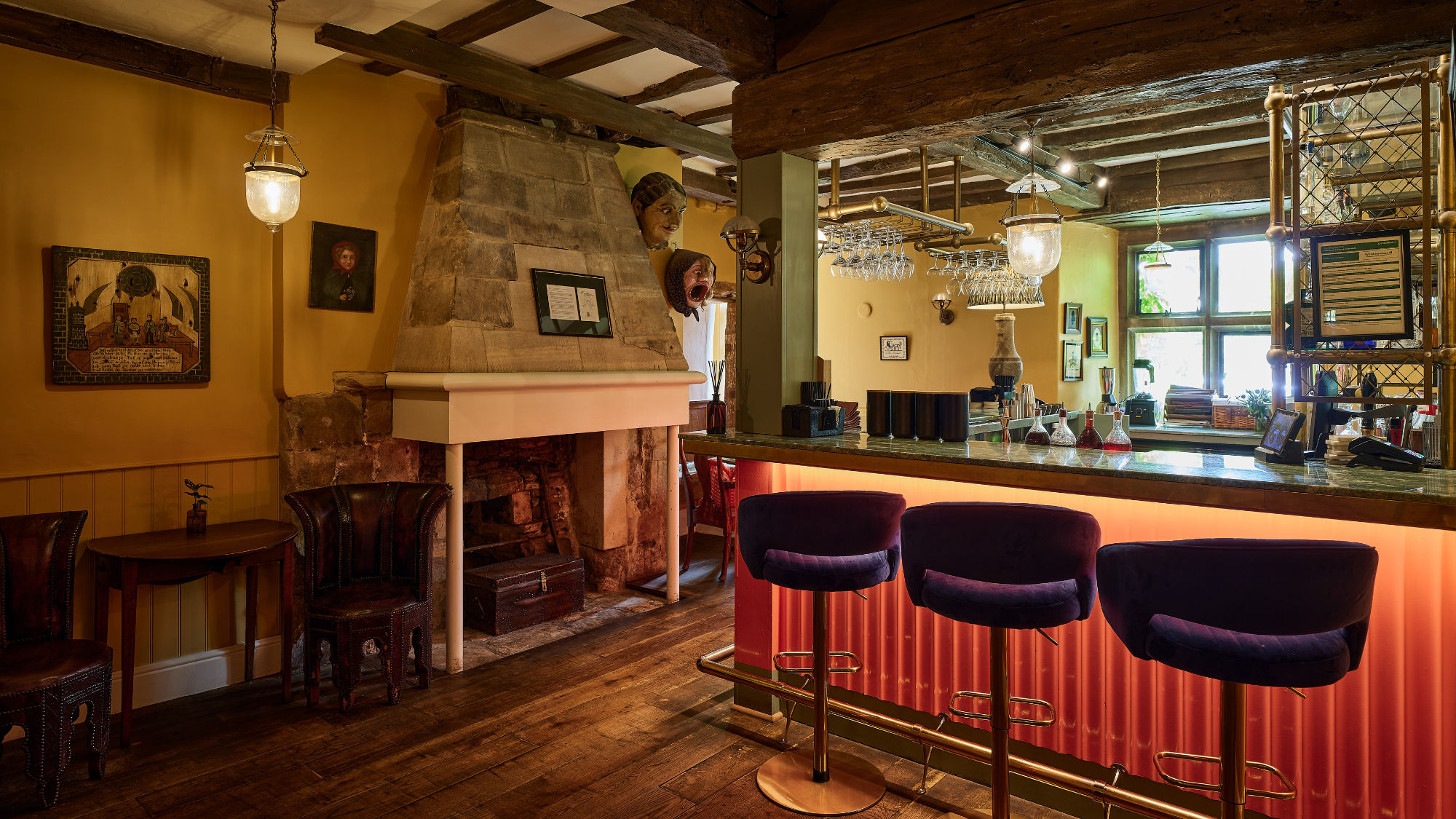 The Old Bell Hotel bar