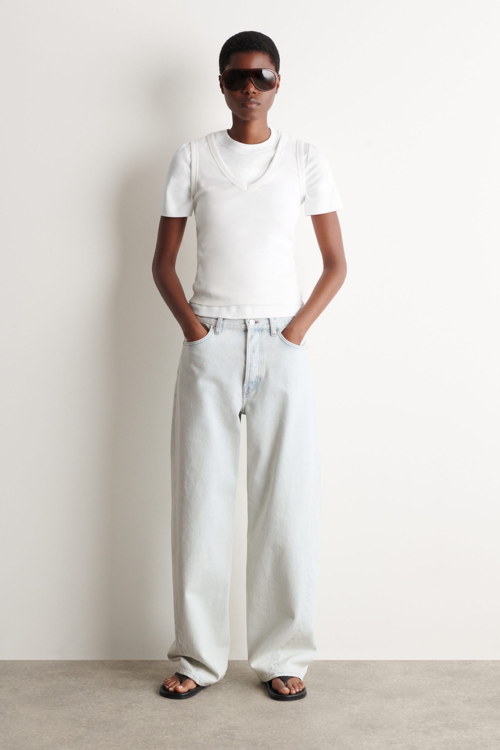 Facade Straight-Leg Jeans