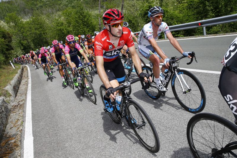 Points leader Elia Viviani (Team Sky)