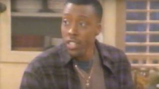 Arsenio Hall in a kitchen on Arsenio