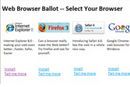 Browser ballot