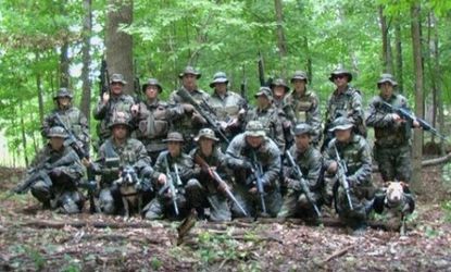 A group of Hutaree militia members.