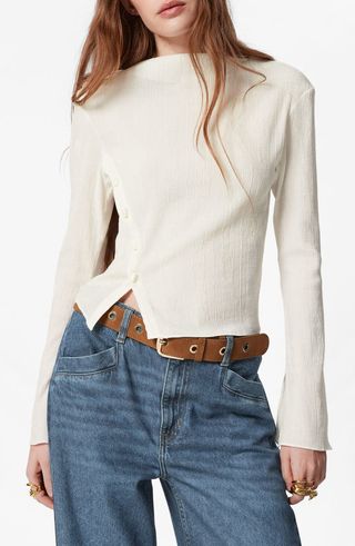 Textured Side Button Top